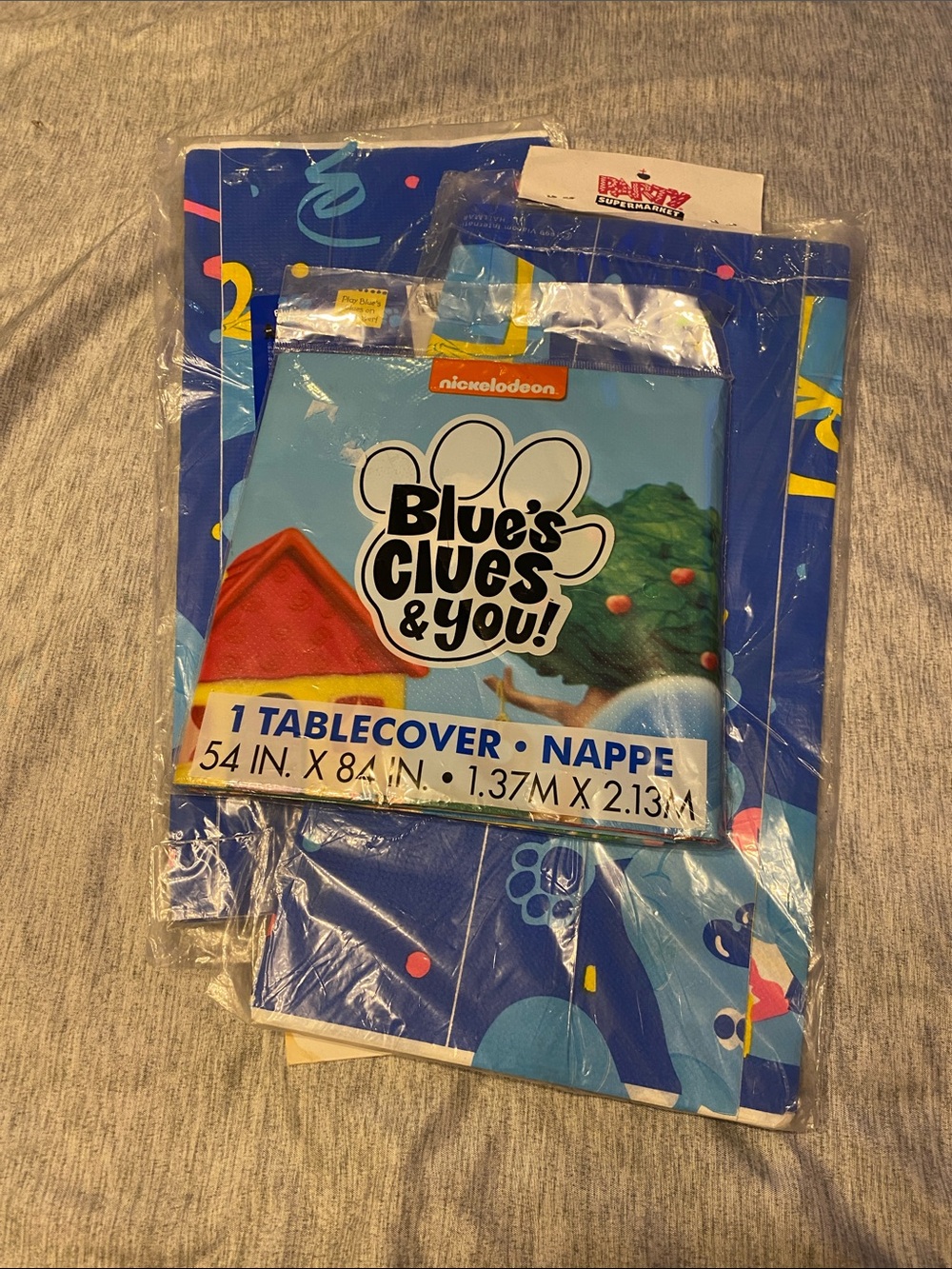 Blues Clues Birthday Tablecovers Tablecloths Set of 3 Part Supplies